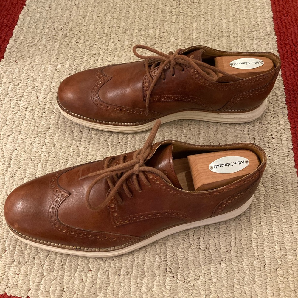 Cole Haan Lunar Grand Wing Tip Men's Leather Oxford Shoes